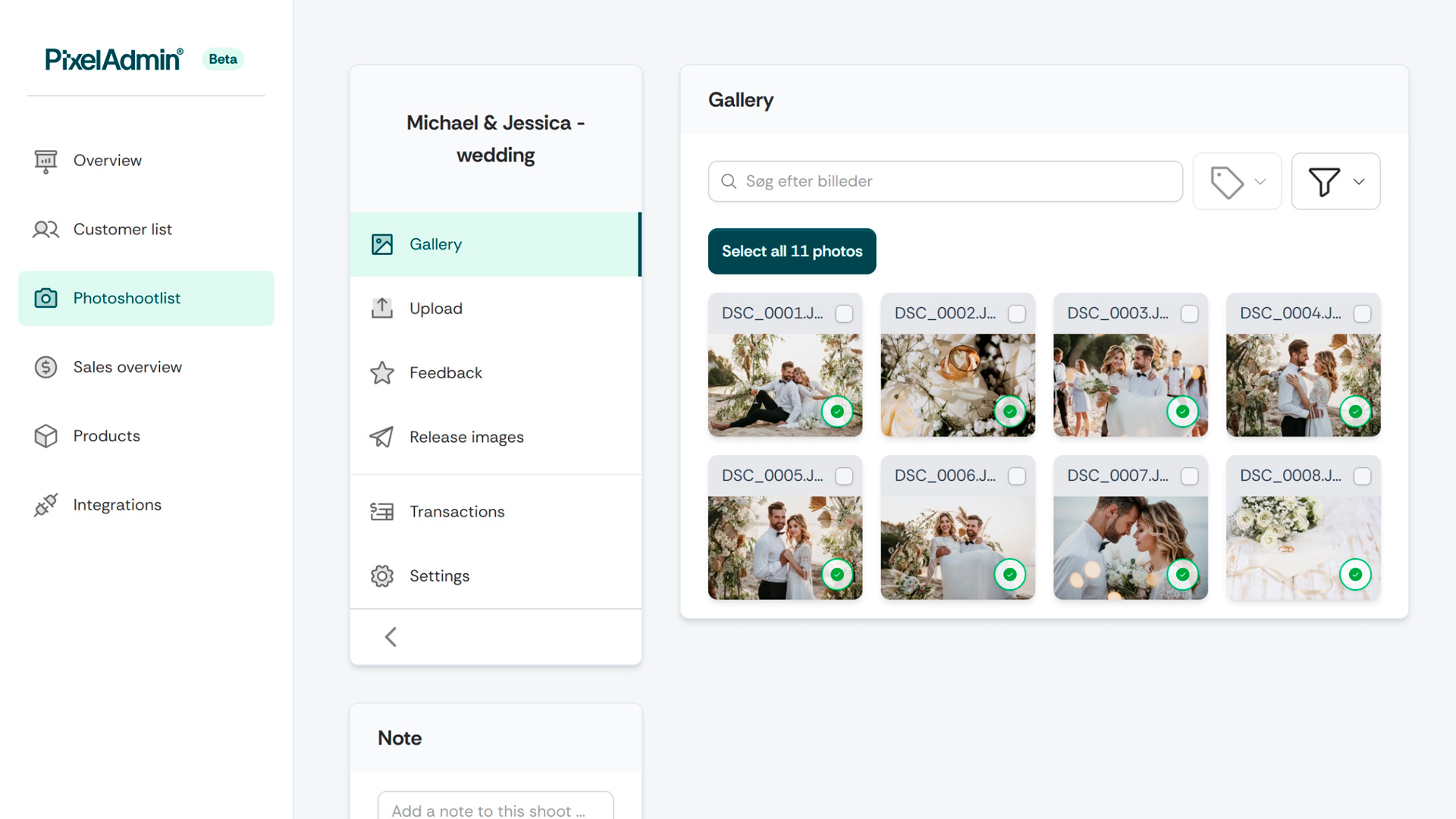 PixelAdmin People Platform Screenshot